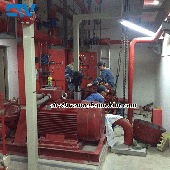 Cho thuê máy bơm nước giá tốt nhất tại Miền Bắc