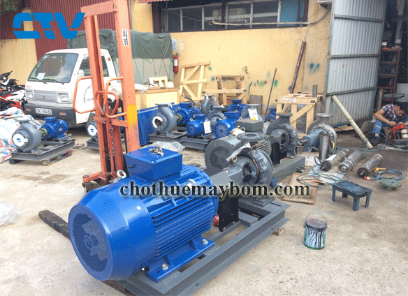 Dịch vụ cho thuê máy bơm công nghiệp nhanh chóng, giá tốt nhất Miền Bắc