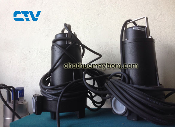 Thuê máy bơm chìm nước thải ở đâu giá rẻ tại Hà Nội